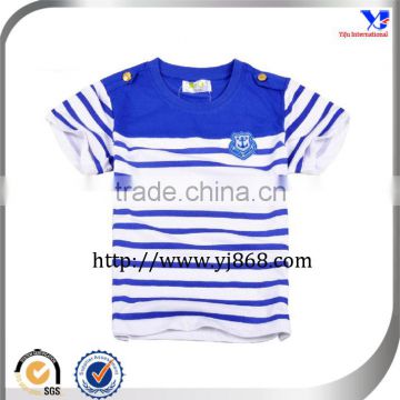 wholesale Custom-made asian kids clothing stripe t shirt