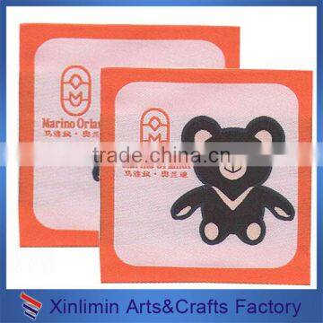 Custom design woven organic cotton baby private label