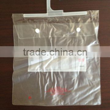 PP/PE Bag,shirt plastic bag, zip seal plastic bags, bag with print, packing bags for clothes with hanger,pvc package bag