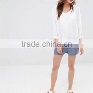 2017 Blouse Women Summer Formal Western Wear Women White Blouse Women photo-4