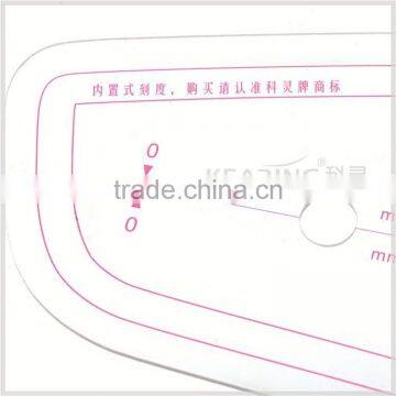 Kearing Flexible Plastic Vary Form Cuves With Seam Allowance Sew Holes ( Sandwich Line )# 6405 photo-3