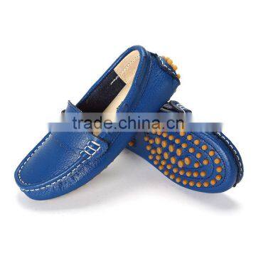 Fashion Children Peas Shoes Casual With Leather for Boys Girls, High Quality Kids Casual Shoes Leather Have Sample photo-3