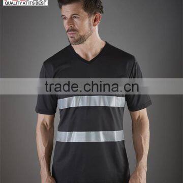 Hot Sale Safety Reflective V-neck t Shirt photo-4