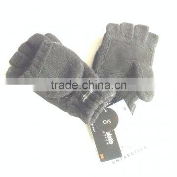 Double Layer Knitted Leather Gloves photo-4