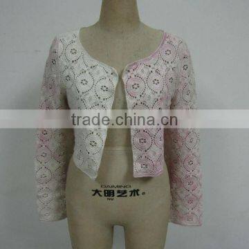 machine made crochet shawl