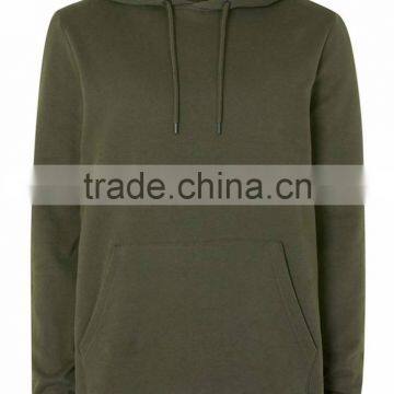 Plain Classic Fit Hoodie Khaki Army Green Oversized Men Sweat Shirts Custom Logo Design Clothings photo-3