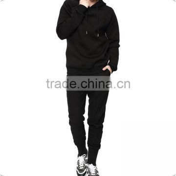 Muscle Fit stylish men Tracksuits100% Cotton Wholesale Mens long streetwear Sports Hoodies Jacket and joggers sweatpants