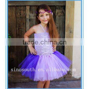 Handmade Birthday Girls Colorful Tutu Dress Lined photo-3