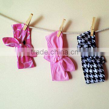 Boutique Cotton Baby Headbands Baby Girls Bowknot Fancy Hair Band photo-5