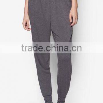 2017 Wholesale High Quality Custom Solid Plain Gym Spotrs Women Pants OEM Service photo-4