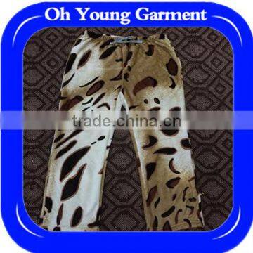 Custom Printed Plush Pants Sleepwear Wholesale Cheap Stylish Flannel Pants New Model Pajama Pants Sleepwear photo-5