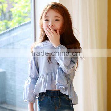 S17607A Fashion Tops Tees Cotton Blouse Child Casual Clothes photo-2