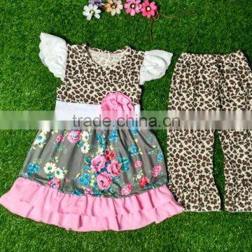 Fashion Baby 2 Pcs Outfit Girls Clothing Set Kids Autumn Boutique Children Clothes Set Long Sleeve Dress Top And Pant Set photo-2