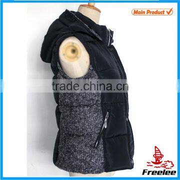 2015 White Womens Puffer Vest, Womens Waistcoat photo-5
