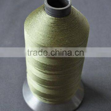 1 LB bonded polyester thread 210D/3 army green