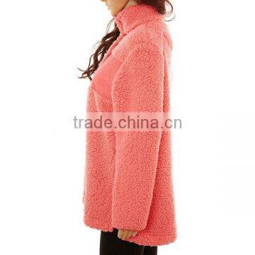 Wholesale Monogram Sherpa Fleece Woman Pullover Sweater photo-2