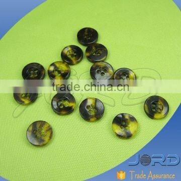 Low MOQ decorative mixture color resin button