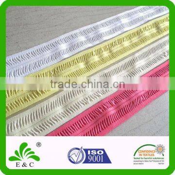 Custom Color Ruched Ruffle Fold Over Elastic(FOE) photo-2