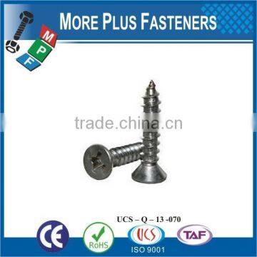 Made in Taiwan self tapping screw for aluminum phillips head Self Tapping Screw