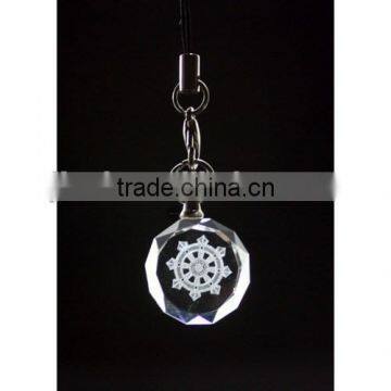 Fancy Cheap Colorful LED Crystal Keychain/Crystal Keyring/Crystal Keyholder photo-4