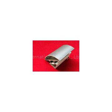Bule Coted Extruded Aluminum Profile With ISO Standard Wall Thickness 0.6-1.2mm