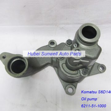 Komatsu WA500-3 loader S6D140 engine oil pump 6211-32-2130