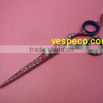 Color razor edge scissors, Paper coated , Ball Bearing Screw