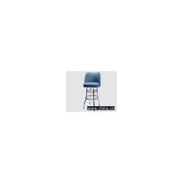 Large Bucket Double Ring Chrome Stool