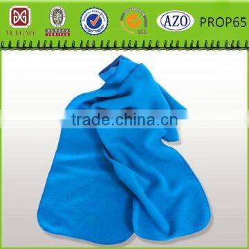 Promotional Polar Fleece hooded fleece scarf