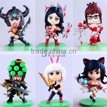 SV-LOL015 (Wholesale action figure) League of Legends PVC doll action figure set of 6pcs LOL PVC figures