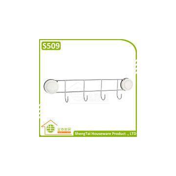 Home Storage Suction Wall Mounted Hook Rail