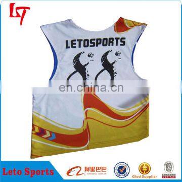 New Style Reversible Lacrosse Jersey/Cheap Custom Lacrosse Pinnies/ Wholesale Best Quality Lacrosse Uniform photo-4