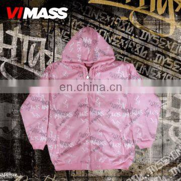 Wholesale custom fashion pink Hip-hop coat, Latest designer coat men 2015