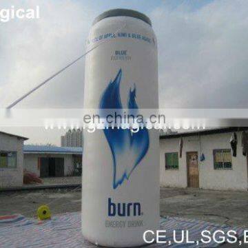 promotional inflatable bottle with fire design