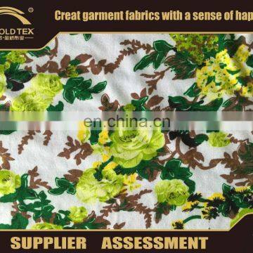 2016 knitted fabric tactel spandex fabric digital printing in keqiao