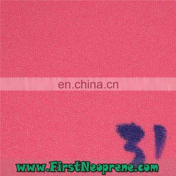 Pink Style 2mm Thickness Neoprene Fabric with nylon for clothing