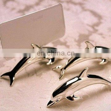 Dolphin Wedding Favor Place Card Holder