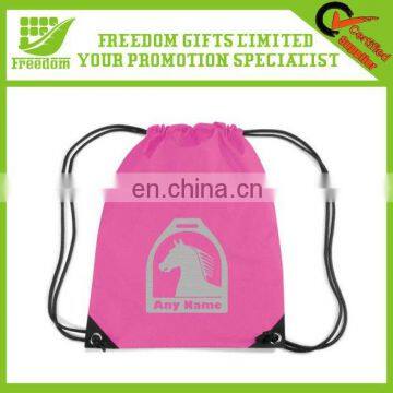 High Quality Logo Printed Drawstring Shoe Bag