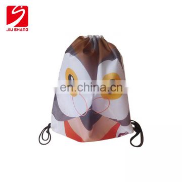 Custom printed waterproof drawstring bag pouch for promotions