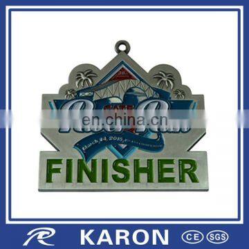 river run finisher custom made USA medal