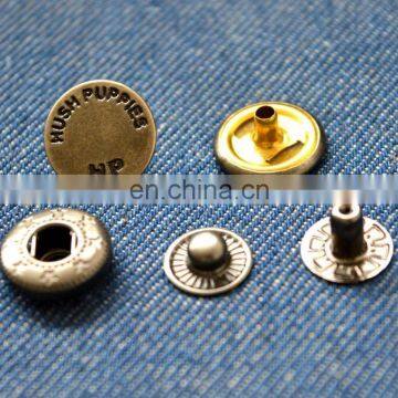 Garment brass material fashion metal snap button