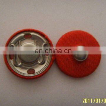 Cloth snap button, sewing button