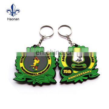 custom design logo for keychain with soft PVC