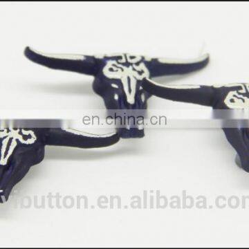 Wholesale Custom Metal Button in Garment, Circle Painted Clothing Label photo-4