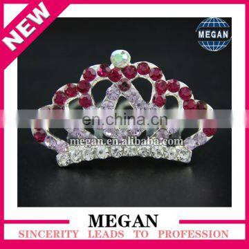 Fashion Children Baby Jewelry Girls Princess Rhinestone Tiaras Crown Hair Comb