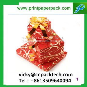 Bespoke Ribbon Shinny Garment Gift Packing Boxes Wedding Cake Box Gift Candy Packaging Box photo-4