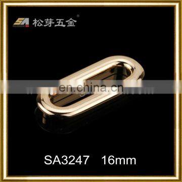 High quality zinc alloy snap fastener oval eyelets,16mm eyelets