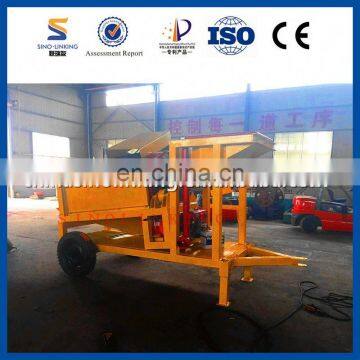 High effciency alluvial gold washing sluice box for sale