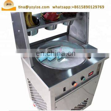 Fruit Fried Ice Cream Roll Machine Fry Flat Pan Ice Cream Machine photo-5