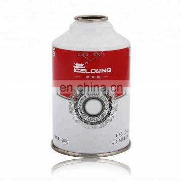 Empty small can for PAG oil charge with auto air conditioning R134a systems